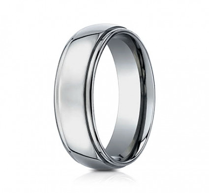 7mm Titanium Ring With High Polish | ATI570T