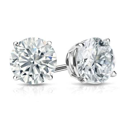 Effy Sterling Silver and 009 CT TW Diamond Knot Stud Earrings   Southcentre Mall